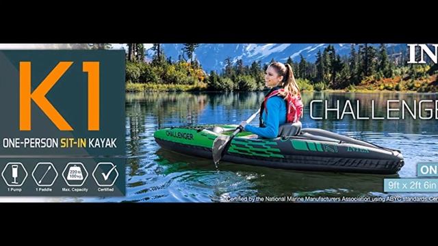 Intex Challenger K1 Kayak Review смотреть онлайн