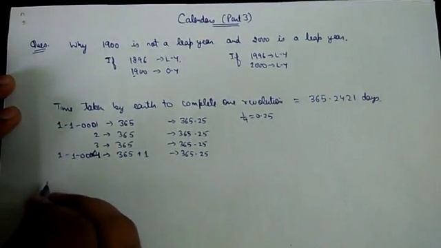 Calendar - Why 1900 is not a leap year -Part 3 смотреть онлайн