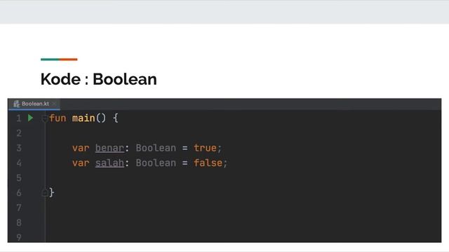 Belajar Kotlin Dasar - 5 Tipe Data Boolean смотреть онлайн