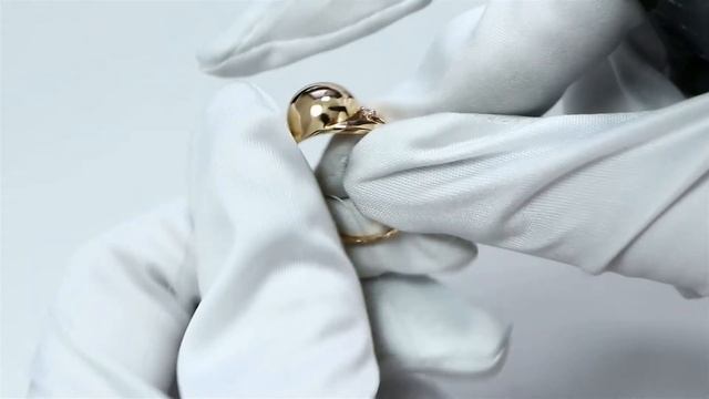 Золотое кольцо КЮЗ Del'ta D116884 с фианитом смотреть онлайн