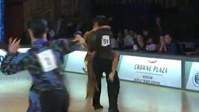 Dmytro Paladii and Anna Olefirenko, Samba Чемпионат РТС 2008 смотреть онлайн