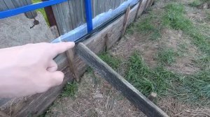 Собираю опалубку для фундамента забора