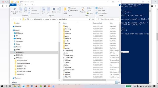 laravel otentifikasi part 1 смотреть онлайн