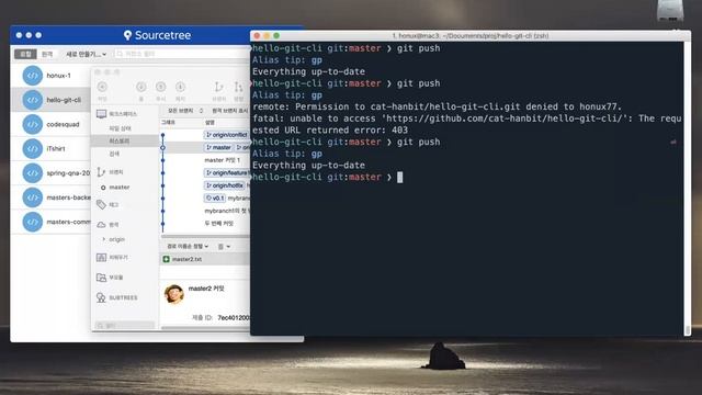 mac git / GitHub에서 인증 오류(403 ERROR)가 발생했을 때 간단히 해결하는 법 смотреть онлайн