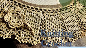 Фильдекос или шотландская нить_- волшебство  творчества #воротник  #вязаниекрючком Knitting crochet