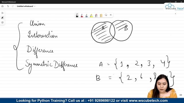 Python Program to Illustrate Different Set Operations (Hindi) смотреть онлайн