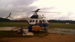 Как заводится МИ-2! Запуск двигателей и взлёт вертолёта.