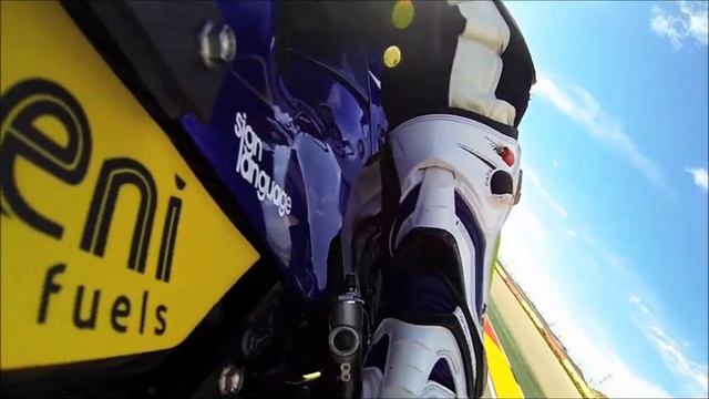 FIXI Crescent Suzuki's Jules Cluzel on a lap of Aragon смотреть онлайн