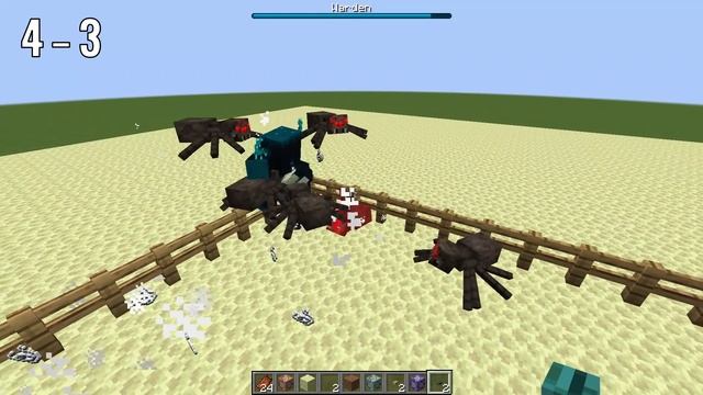 Warden vs All mobs 1v25 - Warden vs Every mob x25 - Warden vs all mobs in Minecraft x25 - Part 1 смотреть онлайн
