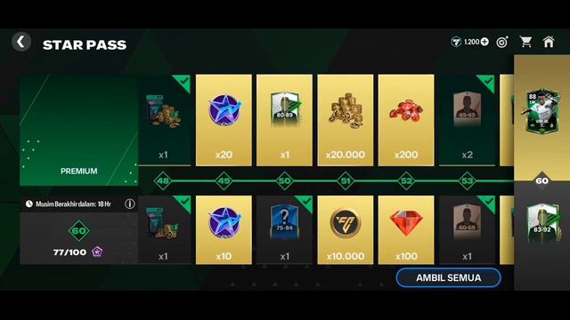 AKHIRNYA STARPASS GRATIS TAMAT. VINI JR LW OVR 88 GG ABIS!!!!!!! смотреть онлайн