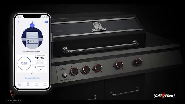 Barbeque Grill Machine | BBQ Product Animation смотреть онлайн