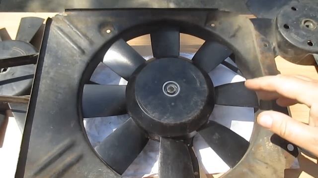 Как установить восьмилопастную крыльчатку электровентилятора охлаждения. смотреть онлайн