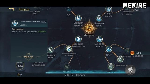 ✅LOTR: Rise To War | Как ПРАВИЛЬНО прокачивать кольцо? | Как расставить ОЧКИ В ДЕРЕВЕ РАЗВИТИЯ?