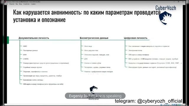 Анонимность, приватность и основы кибербезопасности смотреть онлайн