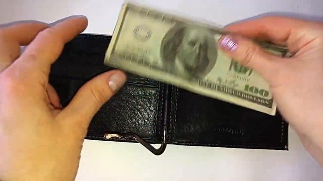 Мужское кожаное портмоне - зажим на магнитах I AliExpress смотреть онлайн