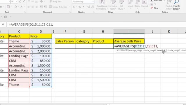 How to Use AVERAGEIFS Function in Excel смотреть онлайн