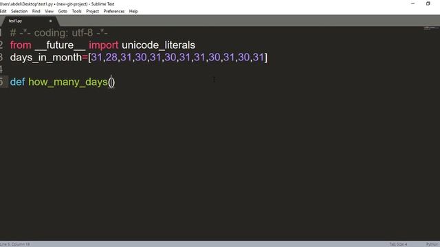 58- Function of days in month by python смотреть онлайн