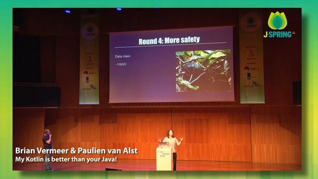 J-Spring 2019: Brian Vermeer & Paulien van Alst - My Kotlin is better than your Java смотреть онлайн
