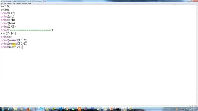 3 Python Working with Math Module Part2 смотреть онлайн