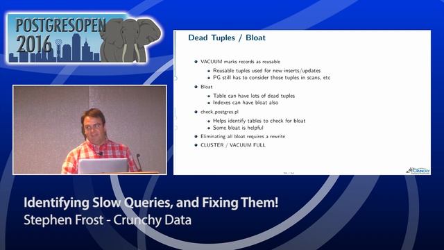 Postgres Open 2016 - Identifying Slow Queries and Fixing Them! смотреть онлайн