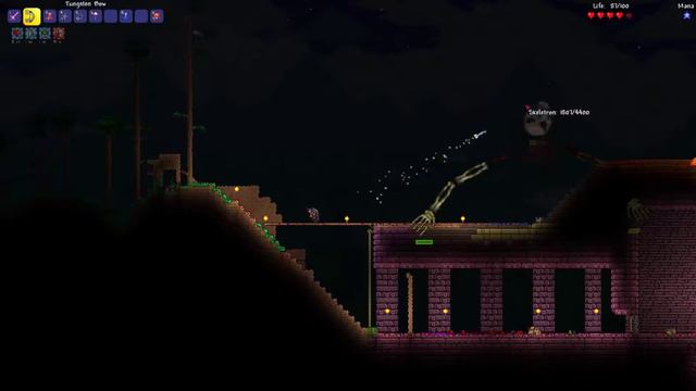Skeletron on Second Night - Terraria Overhaul смотреть онлайн