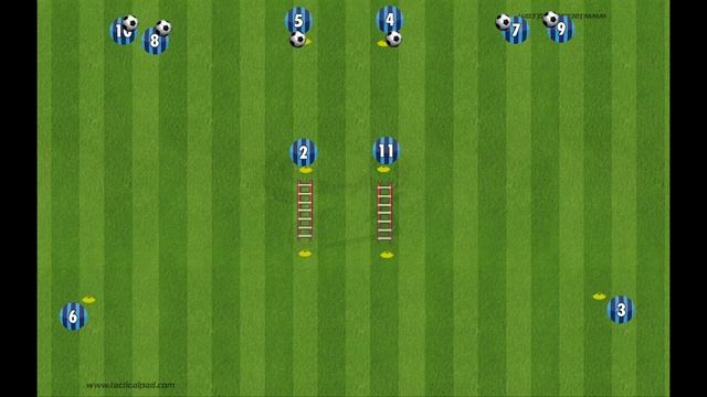 Dynamic Passing Warm Up Drill | U13, U14, U15 | Football/Soccer смотреть онлайн