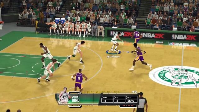 NBA 2K Los Angeles Lakers '87 vs Boston Celtics '86 - [The Magic Man vs Larry Legend] смотреть онлайн