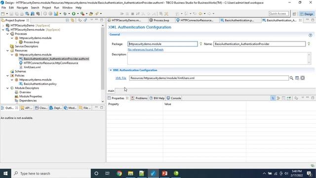 TIBCO BusinessWorks 6 HTTP Security | Basic Credential Policy | Basic Credential Mapping Policy смотреть онлайн