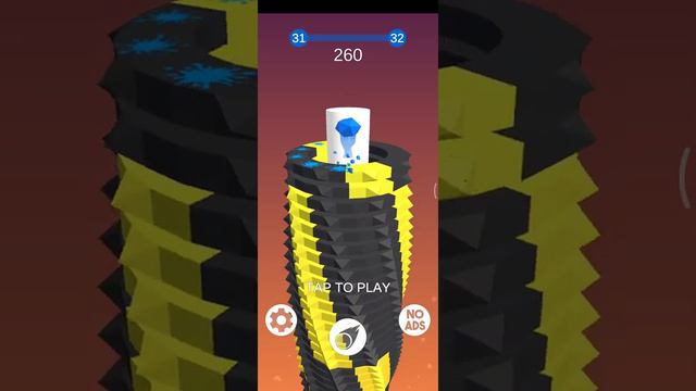 Stack ball- Blast through platforms Gameplay# смотреть онлайн