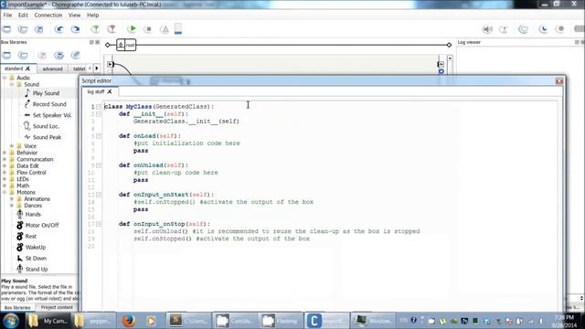 How to import Python files in Choregraphe смотреть онлайн