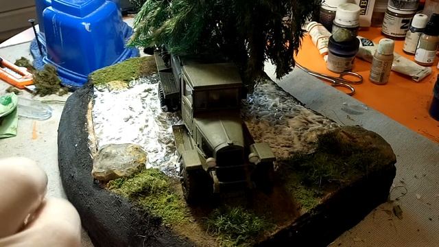 Создание травы из сантехнического льна / Creating a grass on a diorama смотреть онлайн