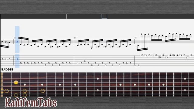 Johann Sebastian Bach-Toccata and Fugue in D minor BWV 565 | Fingerstyle Guitar Tabs смотреть онлайн