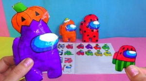 Амонг ас мини коллекция знаки зодиака и макси коллекция из бумаги