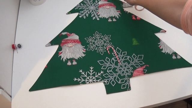 ШЬЮ НОВОГОДНИЙ ДЕКОР 2022 \ выкройка смотреть онлайн