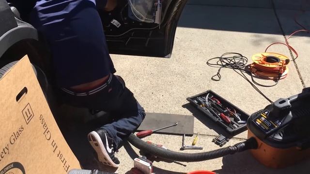 2015 Ford Explorer Rear Side Window Replacement.  All Rocklin Auto Glass