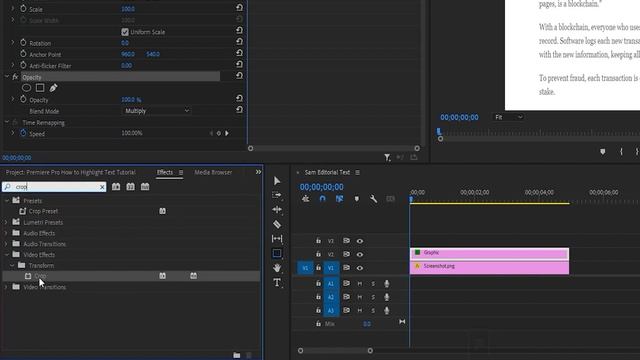 Highlight Text Tutorial in 1 minute | Premiere Pro смотреть онлайн