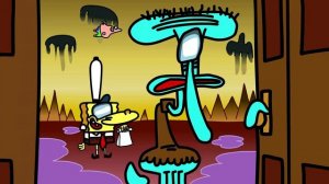 SpongeBob in Among Us: Red Mist Animation
