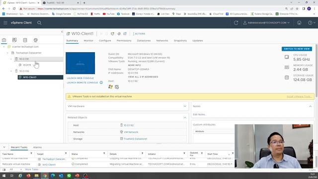 EP4 Vmware VCENTER ให้เข้าใจและกระจ่าง จากผู้มีประสบการณ์ตรง Cluster HA (ปี 2022) смотреть онлайн