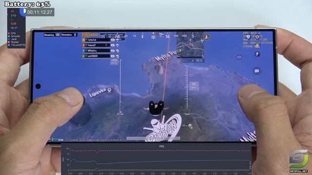 Samsung Galaxy S24 Ultra Test game PUBG Mobile 90 FPS | Snapdragon 8 Gen 3 смотреть онлайн