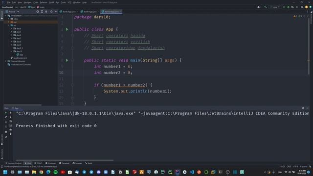 Java Darslari #10 dars Javada Shart operatorlari haqida va ulardan foydalanish смотреть онлайн