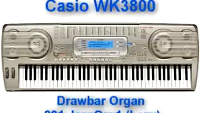 Casio WK3800 Timbres