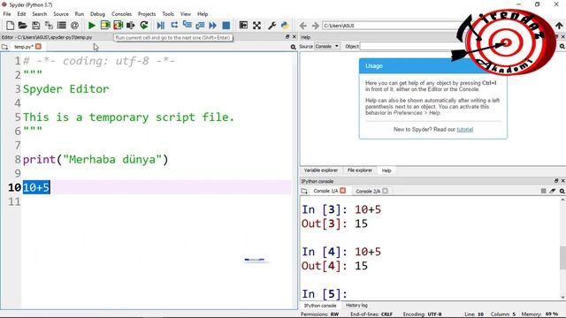 Spyder IDE Nedir? | Nasıl Kurulur? | Python Spyder Dersleri смотреть онлайн