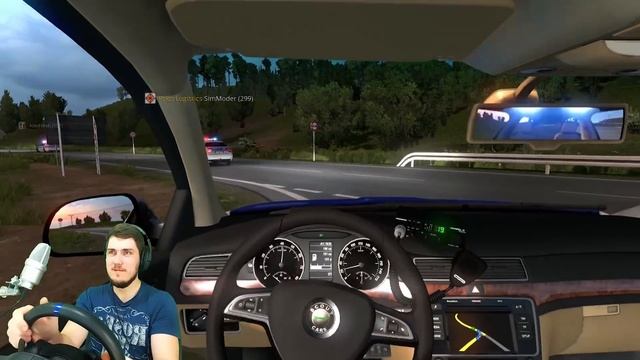 ЖЕСТКИЙ БЕСПРЕДЕЛ ПОЛИЦИИ НА ДОРОГЕ - EURO TRACK SIMULATOR смотреть онлайн