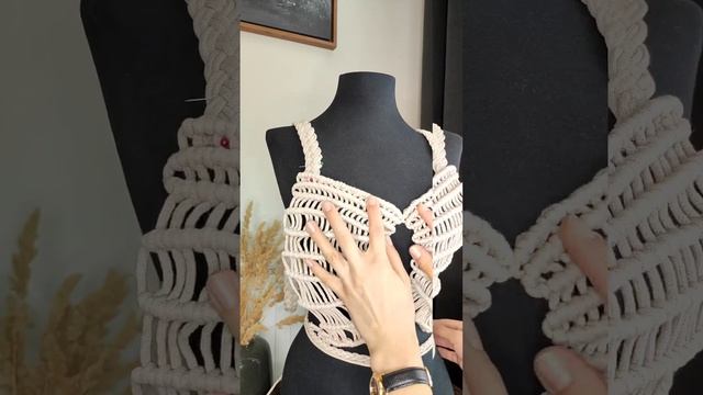 Macrame dress "Spider" / techniques of macrame / Macrame Tutorials смотреть онлайн