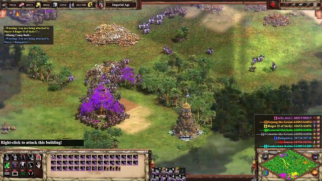 Age of Empires 2 Definitive Edition Gameplay: Huns vs 7 AI (XII) смотреть онлайн