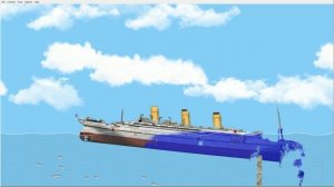 Супер крушения Титаника и крушение Британика Floating Sandbox
