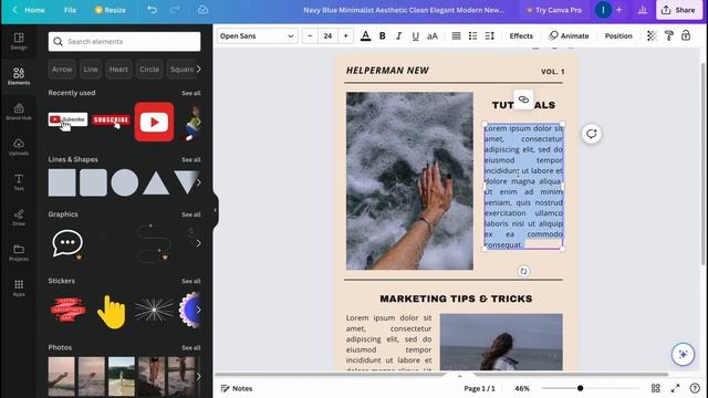 Canva Newspaper Template Tutorial | How To Create Newspaper on Canva смотреть онлайн