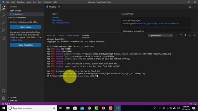 How to install Node JS and how to install TypeScript Compiler смотреть онлайн