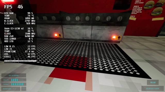 Happy's Humble Burger Farm - 1080p - Xeon E3-1230 v2 - GTX 660 - 16GB RAM смотреть онлайн
