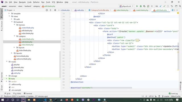 08. Multivendor ecommerce in laravel 8 | CRUD operation on category management смотреть онлайн